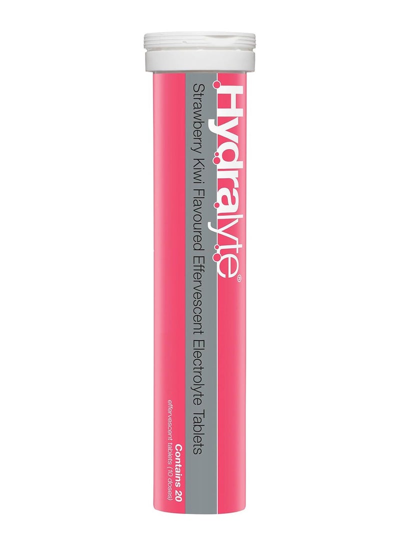 Hydralyte Effervescent Electrolyte Tablet Strawberry Kiwi Flavoured 20 Servings - Image 5